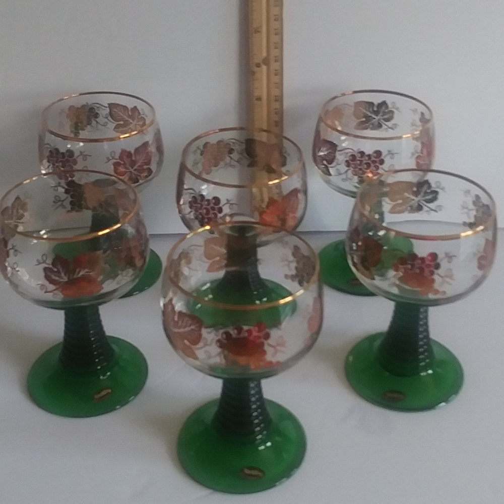 6 Bockling Goblets made in Germany. - Picture 6 of 7